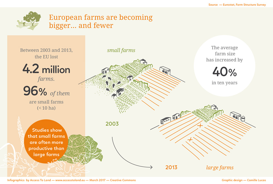 Info 6: European farms are becoming bigger... and fewer