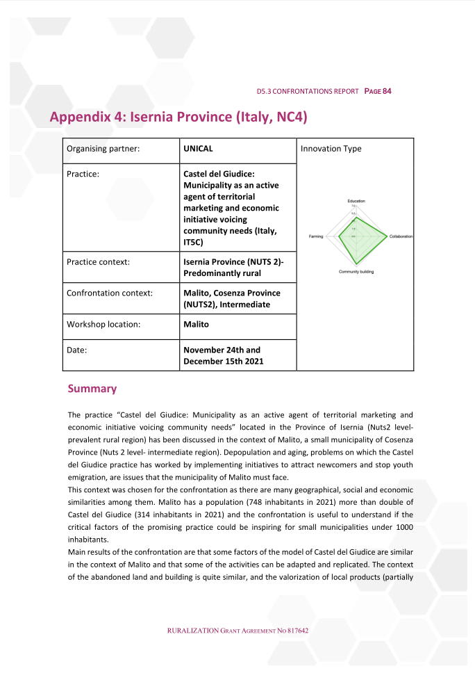 Appendix 4- Cosenza Province (Italy, NC4)