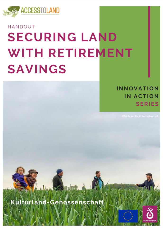 Securing Land with Retirement Savings